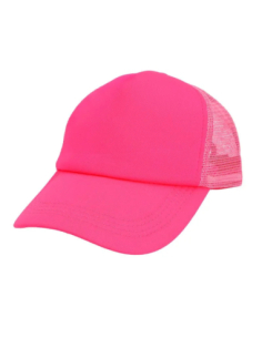 Casquette rose fluo Octobre Rose - Accessoire