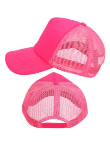 Casquette rose fluo Octobre Rose - Accessoire