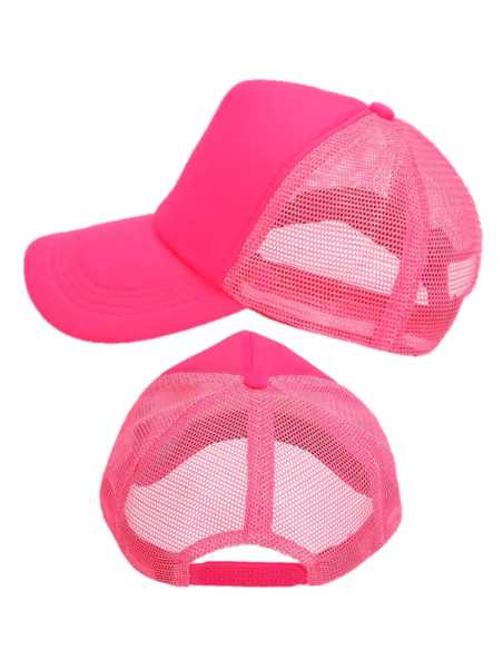 Casquette rose fluo Octobre Rose - Accessoire