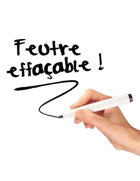 Rouleau adhésif effaçable tableau Blanc 45x200cm