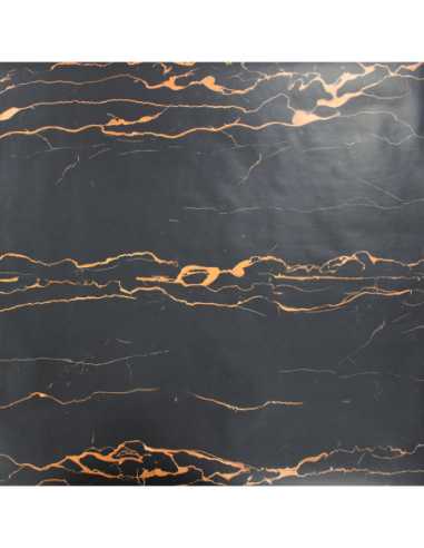 Rouleau adhésif effet marbre noir 45x200cm