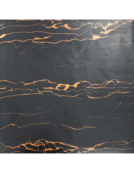Rouleau adhésif effet marbre noir 45x200cm