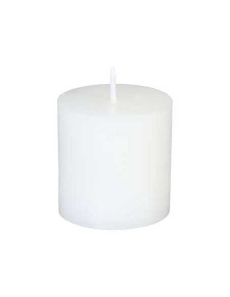 Bougie VTV Olia Blanche diamètre 4,5 cm Lot de 4