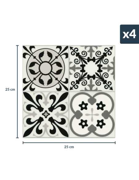 Crédence adhésive 3D Karel - lot de 4