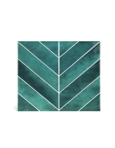 Sticker adhésif mural Parma Émeraude 30,5x25cm