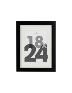 Cadre photo mural Noir 18x24 cm EVA