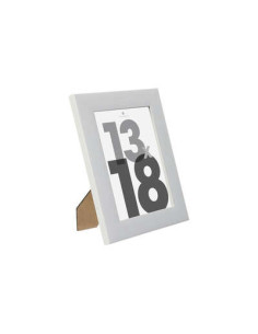 Cadre photo mural Plastique blanc 13x18 cm LISE