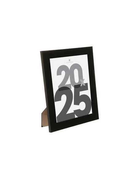 Cadre photo mural Plastique Noir 20x25 cm LISE