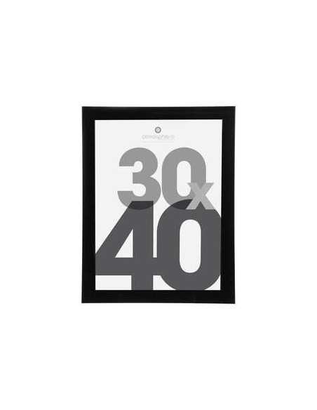 Cadre photo mural Plastique Noir 30x40 cm LISE