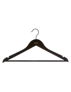 Cintre en bois Rubber noir Lot de 3