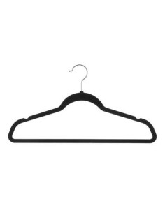 Cintre feutrine noir Lot de 8