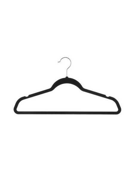 Cintre feutrine noir Lot de 8