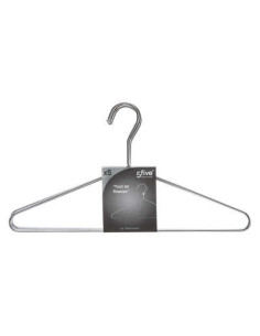 Cintre métal chrome Lot de 5