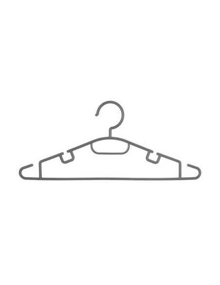 Cintre plastique gris Lot de 10