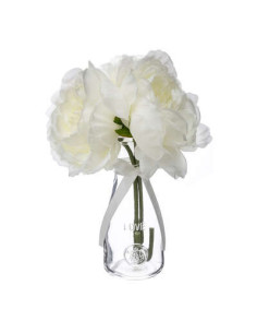Vase en verre Composition 3 Pivoines Hauteur 25 cm