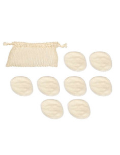 8 cotons lavables avec sac DISPLAY
