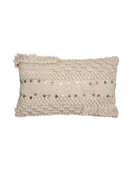 Cousin 3D Coton et jute SEQUIN 45x45 cm