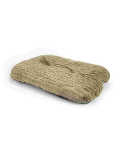 Matelas velours beige 60x40 cm antidérapant