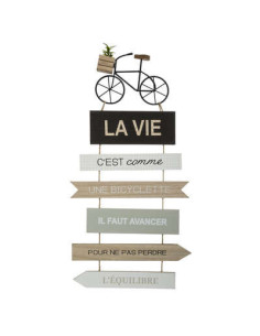 Déco murale "Citation vélo"