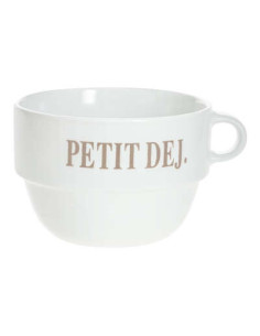 Tasse empilable petit déjeûner Blanc COLORAMA 62 cl.