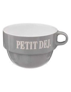 Tasse empilable petit déjeûner Gris COLORAMA 62 cl.