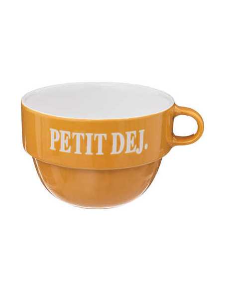 Tasse empilable petit déjeûner Jaune COLORAMA 62 cl.