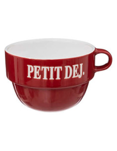 Tasse empilable petit déjeûner Rouge COLORAMA 62 cl.