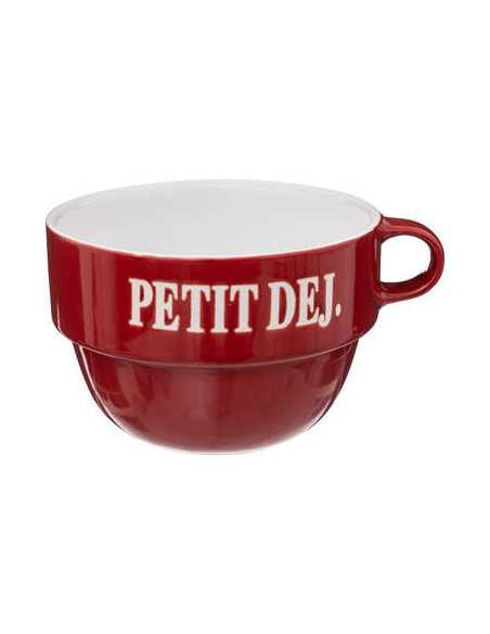 Tasse empilable petit déjeûner Rouge COLORAMA 62 cl.