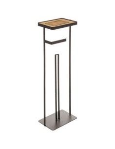 Dérouleur avec réserve et support Noir "Modern Color"