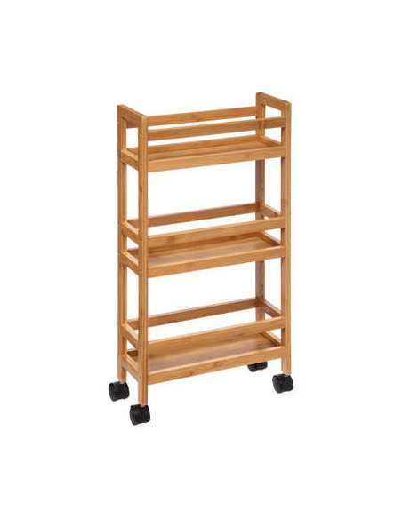 Desserte 3 niveaux Bambou