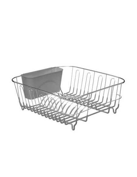 Égouttoir 1 Niveau Métal et PVC gris