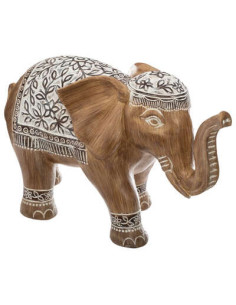 Eléphant Déco en résine LEO Hauteur 24 cm.