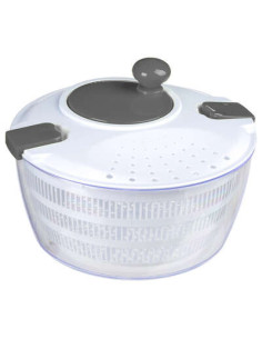 Essoreuse mécanique avec clips 3 litres Blanc et gris