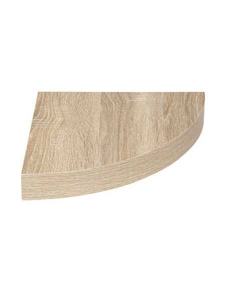 Étagère d’angle Fixy chêne naturel 25×25 cm – rangement mural
