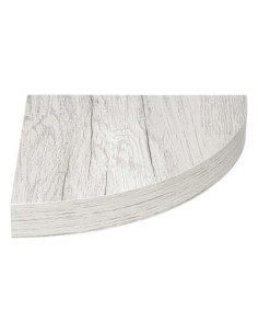 Étagère d’angle Fixy chêne gris 25×25 cm – style moderne déco