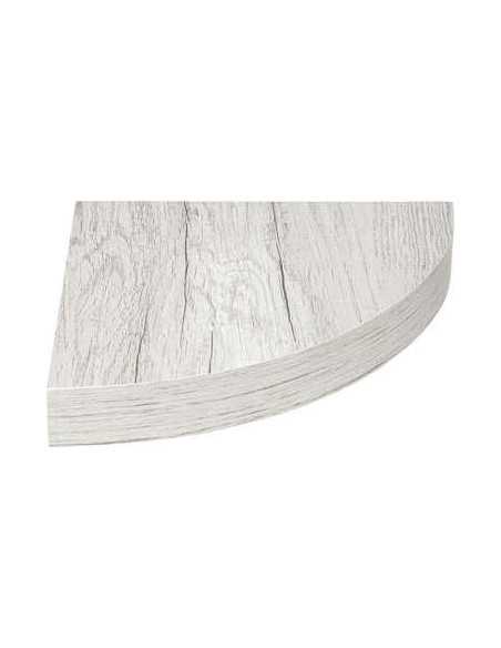 Étagère d’angle Fixy chêne gris 25×25 cm – style moderne déco