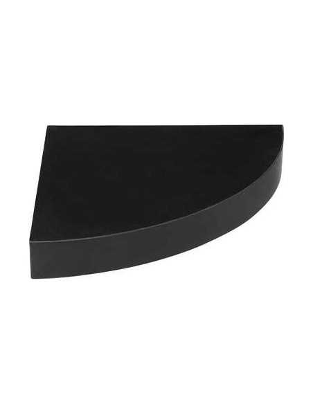 Étagère d’angle Fixy noir 25×25 cm – étagère murale moderne