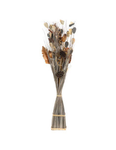 Fagot bouquet fleurs séchées Hauteur Gris/naturel 105 cm.