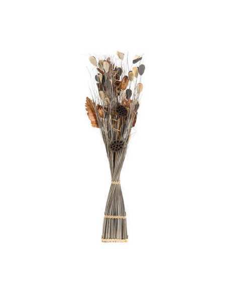 Fagot bouquet fleurs séchées Hauteur Gris/naturel 105 cm.