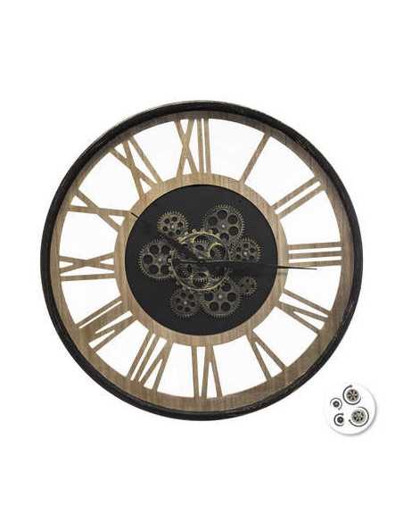 Horloge murale mécanisme métal Diamètre 57 cm PAUL