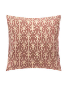 Housse coussin CHEN ART DÉCO rouge 40x40 cm