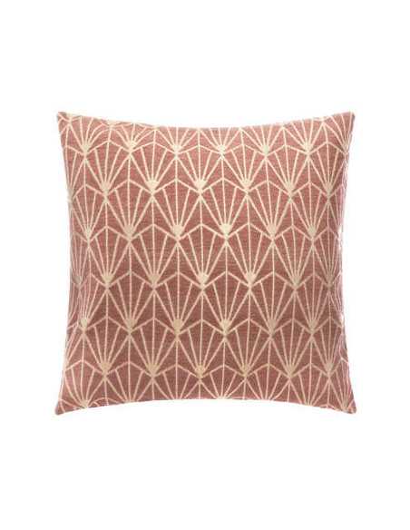 Housse coussin CHEN ART DÉCO rouge 40x40 cm