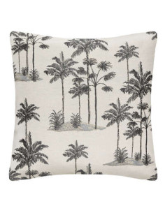 Housse coussin Jacquard palmiers 40x40 cm