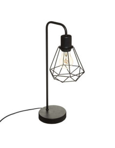 Lampe FLAVE noir hauteur 46 cm