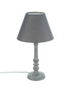 Lampe LEO Gris hauteur 36 cm