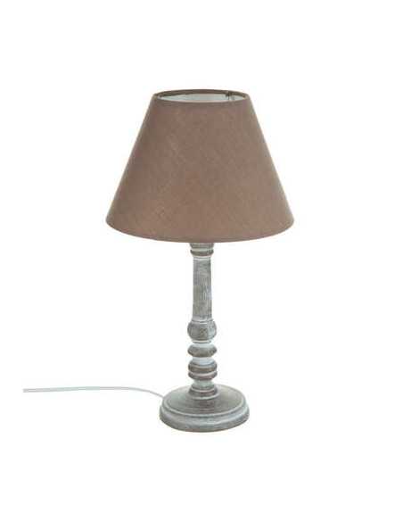 Lampe LEO taupe hauteur 36 cm