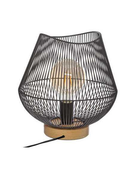 Lampe JENA noir hauteur 28 cm