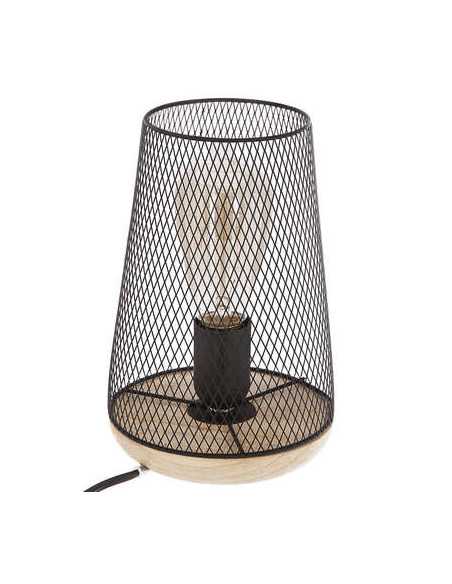 Lampe ZELY noir hauteur 24 cm