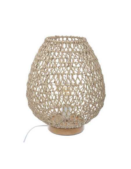 Lampe ETEL naturelle hauteur 35,5 cm