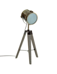 Lampe à trépier EBOR bronze Hauteur 68 cm